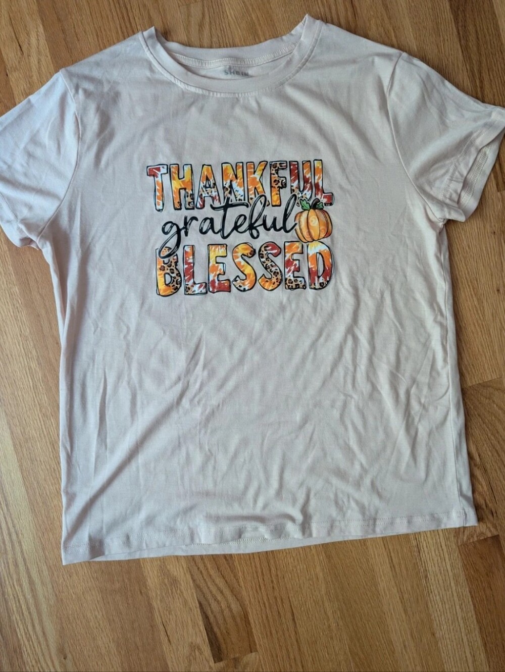 Thankful.Grateful.Blessed Fall Tee Shirt